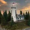 Walthers Cornerstone 933-3665 HO Scale Eagle Point Lighthouse With LED - Kit -Bachmann Zone walthers cornerstone 933 3665 ho scale eagle point lighthouse with led kit