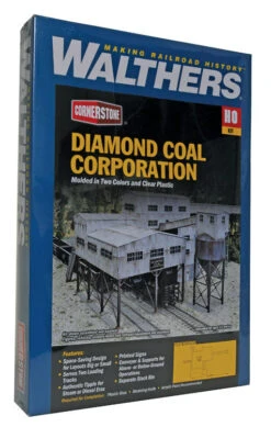 Walthers Cornerstone 933-4046 HO Scale Diamond Coal Corp Structure Kit -Bachmann Zone walthers cornerstone 933 4046 ho scale diamond coal corp structure kit a