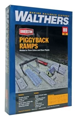 Walthers Cornerstone 933-4048 HO Scale Piggyback Ramps Kit -Bachmann Zone walthers cornerstone 933 4048 ho scale piggyback ramps kit a