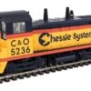 Walthers Mainline 910-10665 HO Scale EMD SW7 Phase II Switcher Chessie System C&O 5239 -Bachmann Zone walthers mainline 910 10665 ho scale emd sw7 phase ii switcher chessie system c o 5236