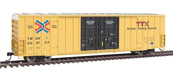 Walthers Mainline 910-3016 HO Scale 60' High Cube Box Car TTX TBOX 662266 3 Walthers Mainline 910-3016 HO Scale 60' High Cube Box Car TTX TBOX 662266