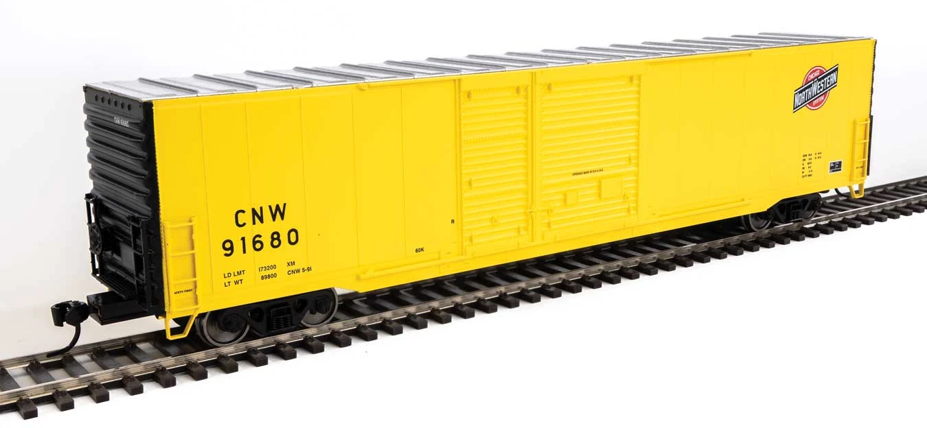 Walthers Mainline 910-3227 HO Scale 60' PS Auto Parts Boxcar Chicago & North Western CNW 91680 3 Walthers Mainline 910-3227 HO Scale 60' PS Auto Parts Boxcar Chicago & North Western CNW 91680