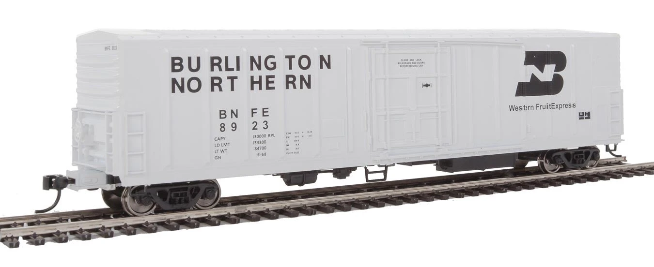 Walthers Mainline 910-3930 HO Scale 57' Mechanical Reefer Burlington Northern BNFE 8923 3 Walthers Mainline 910-3930 HO Scale 57' Mechanical Reefer Burlington Northern BNFE 8923