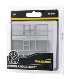Woodland Scenics Woodland A2983 HO Scale Chain Link Fence Kit -Bachmann Zone woodland a2983 ho scale chain link fence kit b