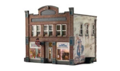 Woodland Scenics Woodland BR5067 HO Scale Built Up Structure B&R Records Amd Recruiting Office