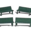 Woodland Scenics A1879 HO Scale Figures - Park Benches -Bachmann Zone woodland scenics a1879 ho scale figures park benches