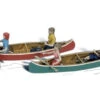 Woodland Scenics A1918 HO Scale Figures - Canoers -Bachmann Zone woodland scenics a1918 ho scale figures canoers