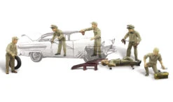 Woodland Scenics A1948 HO Scale Figures - Service Station Attendants