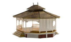 Woodland Scenics BR5035 HO Scale Built Up Structure - Grand Gazebo -Bachmann Zone woodland scenics br5035 ho scale built up structure grand gazebo 4
