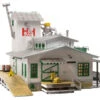Woodland Scenics BR5059 HO Scale Built Up Structure - H&H Feed Mill -Bachmann Zone woodland scenics br5059 ho scale built up structure h h feed mill 2