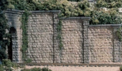 Woodland Scenics C1259 HO Scale Retaining Wall - Cut Stone (3-Pack)