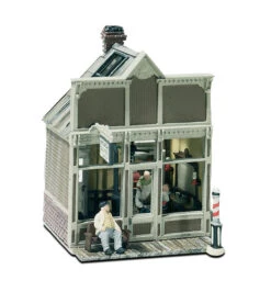 Woodland Scenics M111 HO Scale Floyd's Barber Shop Mini Scene Kit